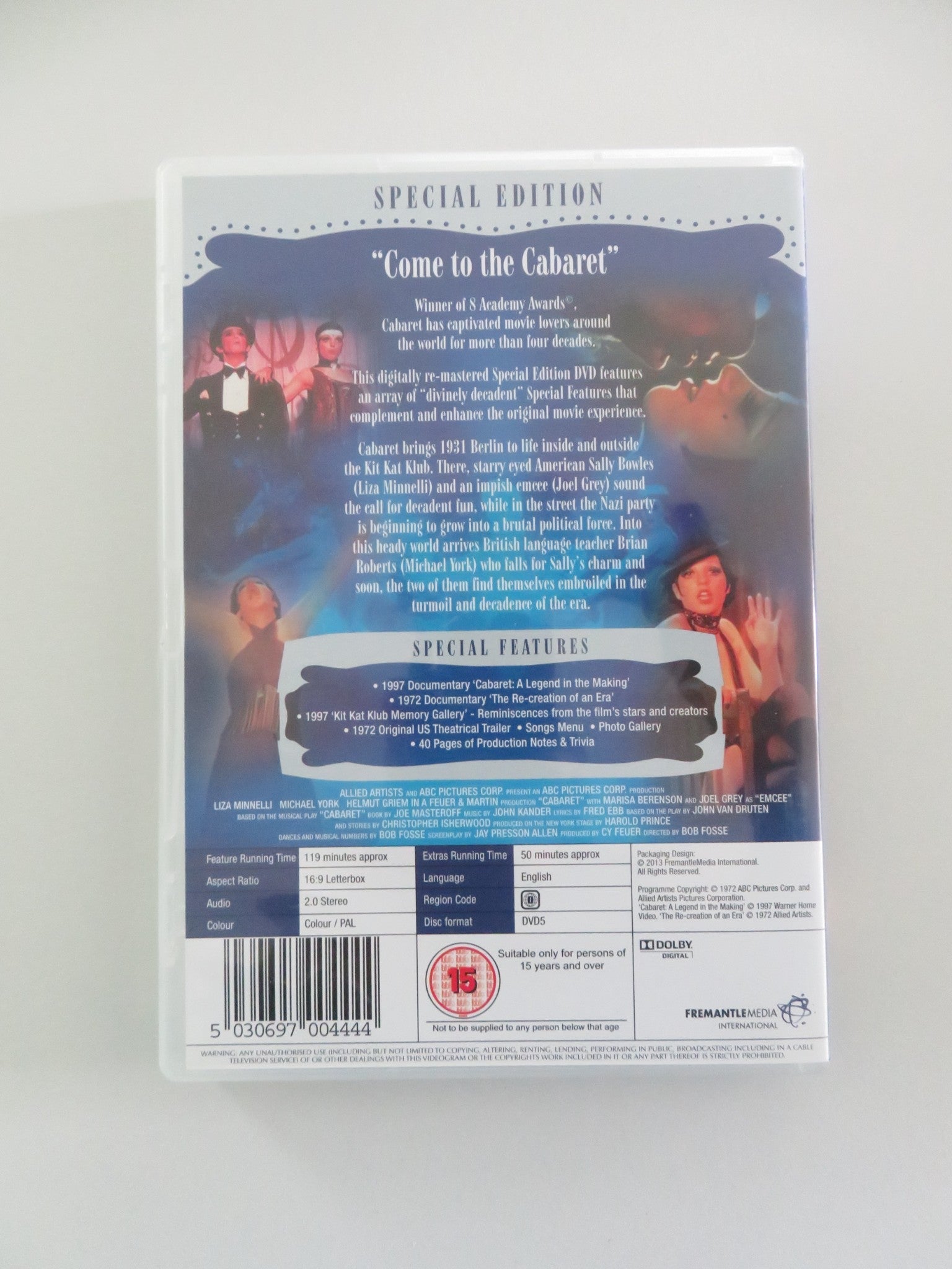 CABARET - SPECIAL EDITION (DVD) LIZA MINNELLI MICHAEL YORK 1972 REGION 0 Movie posters