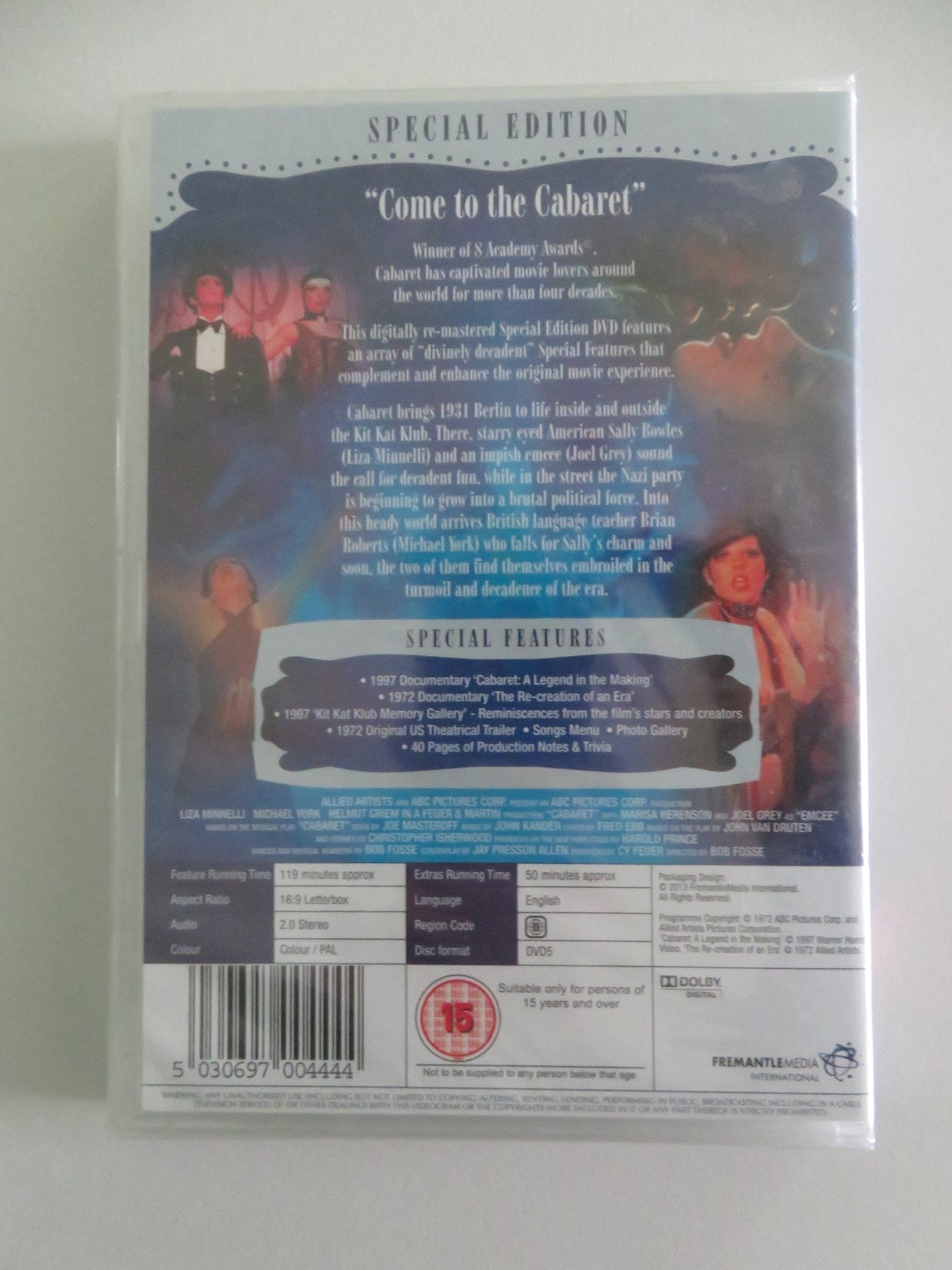CABARET - SPECIAL EDITION (DVD) LIZA MINNELLI MICHAEL YORK 1972 REGION 0 Movie posters