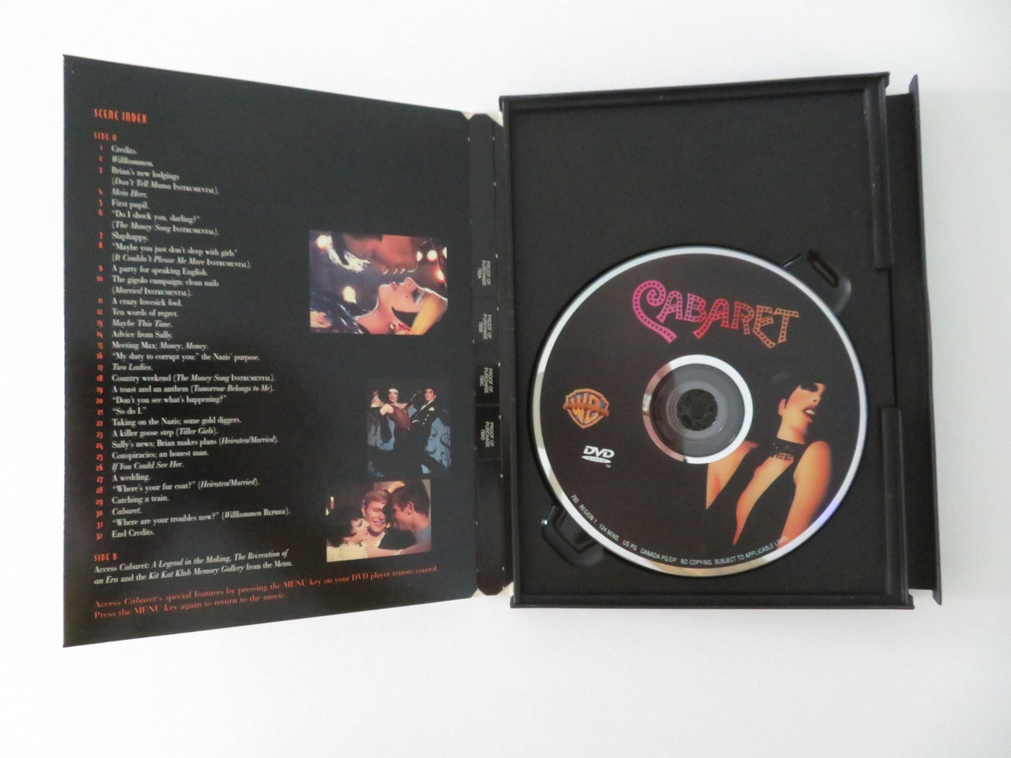 CABARET - SPECIAL EDITION (DVD) LIZA MINNELLI MICHAEL YORK 1972 REGION 1 Movie posters