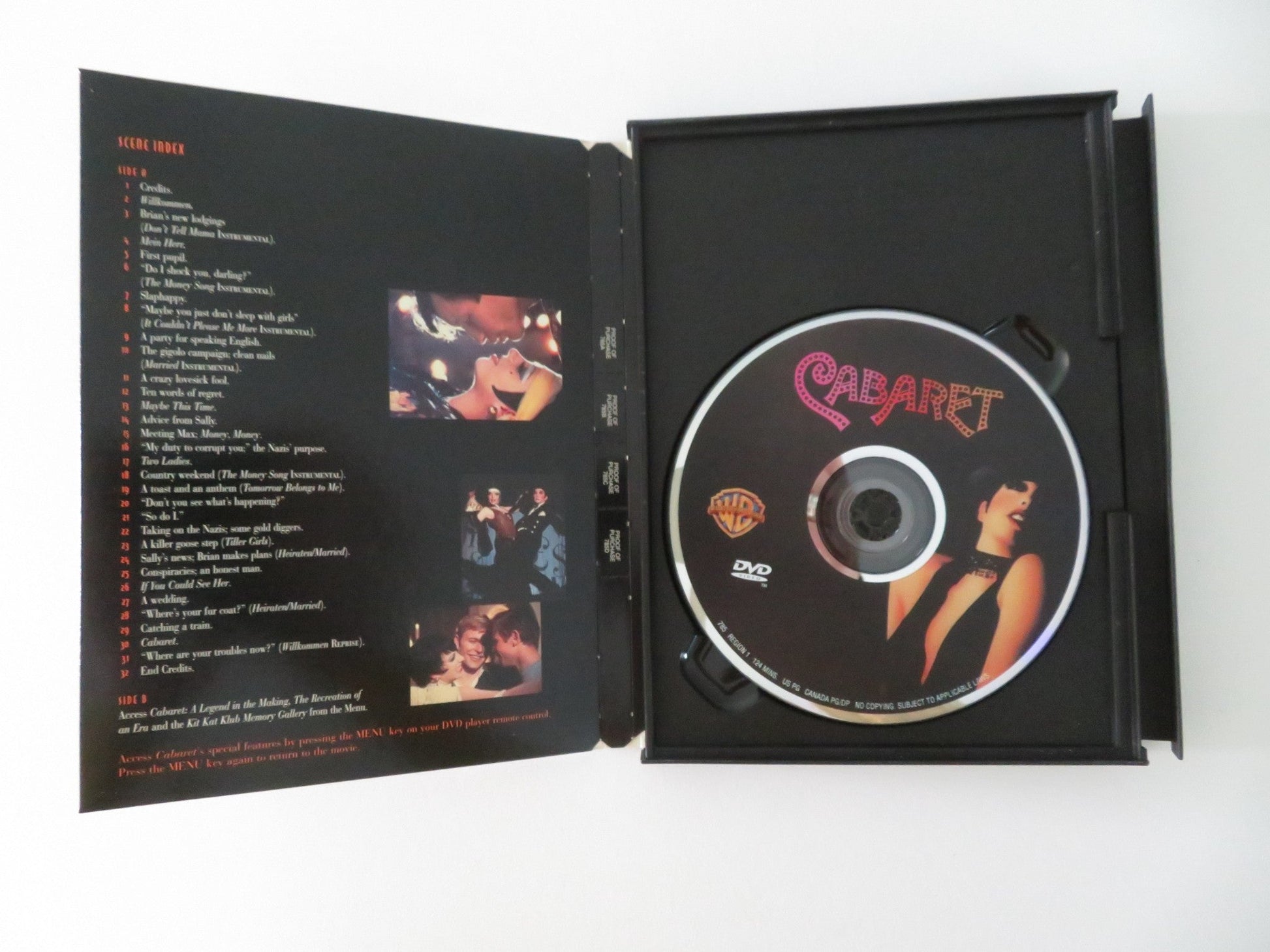 CABARET - SPECIAL EDITION (DVD) LIZA MINNELLI MICHAEL YORK 1972 REGION 1 Movie posters