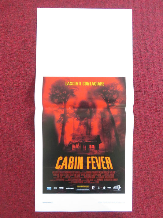 CABIN FEVER ITALIAN LOCANDINA POSTER RIDER STRONG JORDAN LADD 2002 Rendezvous Cinema Movie posters