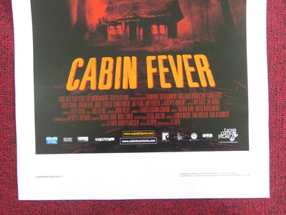 CABIN FEVER ITALIAN LOCANDINA POSTER RIDER STRONG JORDAN LADD 2002 Rendezvous Cinema Movie posters