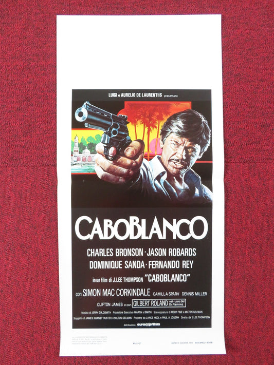 CABO BLANCO ITALIAN LOCANDINA POSTER CHARLES BRONSON JASON ROBARDS 1980 Rendezvous Cinema Movie posters