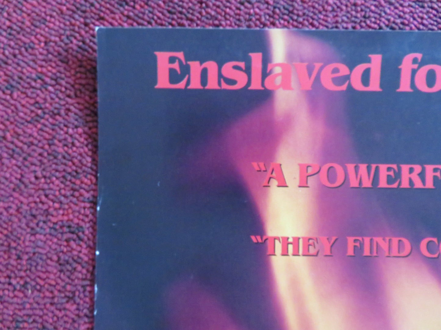 CAGED WOMEN VHS VIDEO POSTER ELENA WIEDERMANN CHRISTIAN LORENZ 1991 Rendezvous Cinema Movie posters