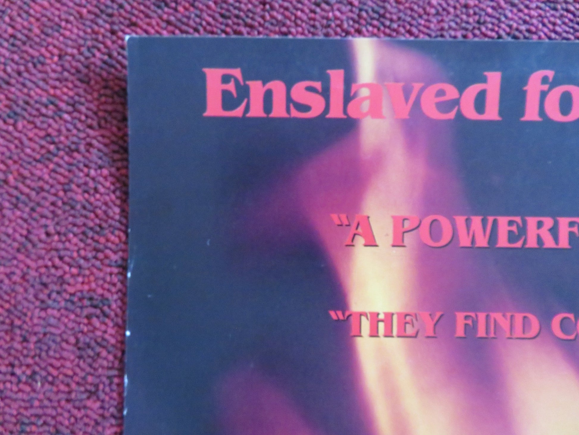 CAGED WOMEN VHS VIDEO POSTER ELENA WIEDERMANN CHRISTIAN LORENZ 1991 Rendezvous Cinema Movie posters