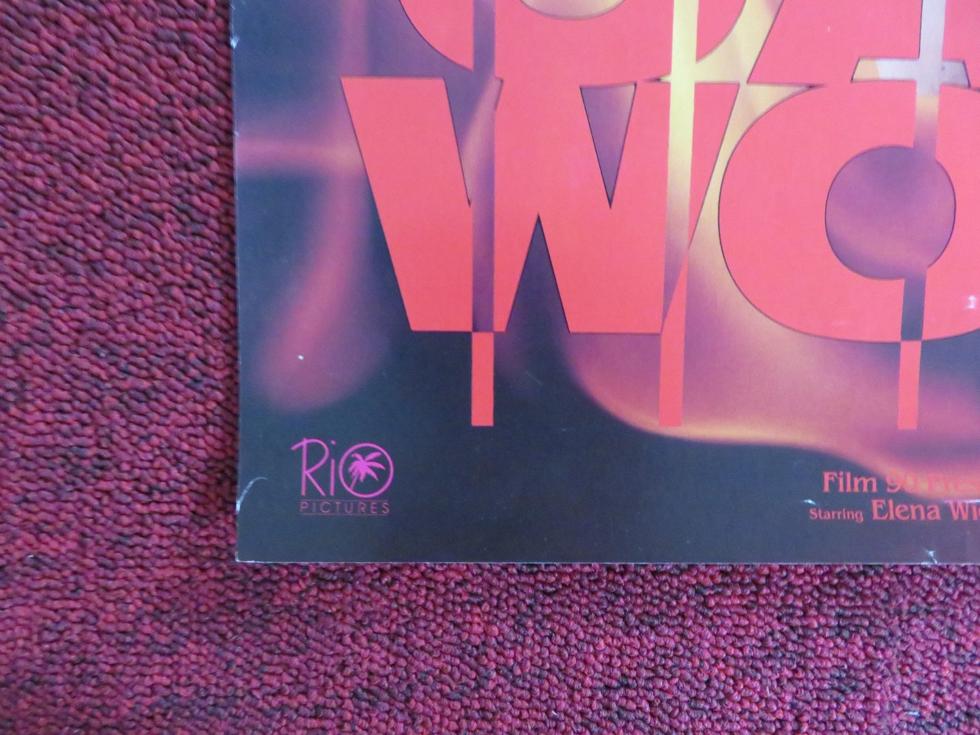 CAGED WOMEN VHS VIDEO POSTER ELENA WIEDERMANN CHRISTIAN LORENZ 1991 Rendezvous Cinema Movie posters