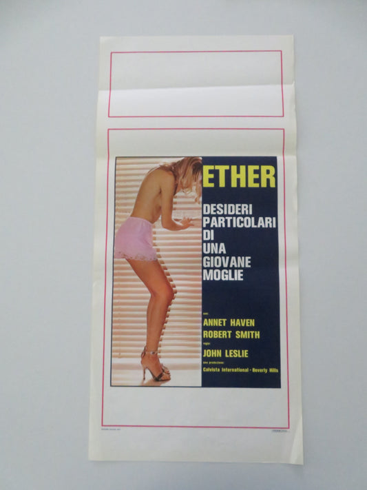 Caldo Corpo Di Una Moglie Infedele Italian Locandina Poster Haven 1984 Movie posters
