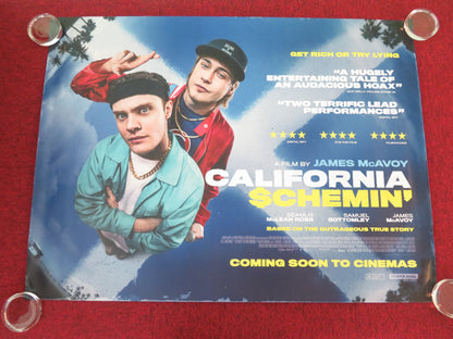 California Schemin' UK Quad Rolled Poster James McAvoy James Corden 2025 Movie posters