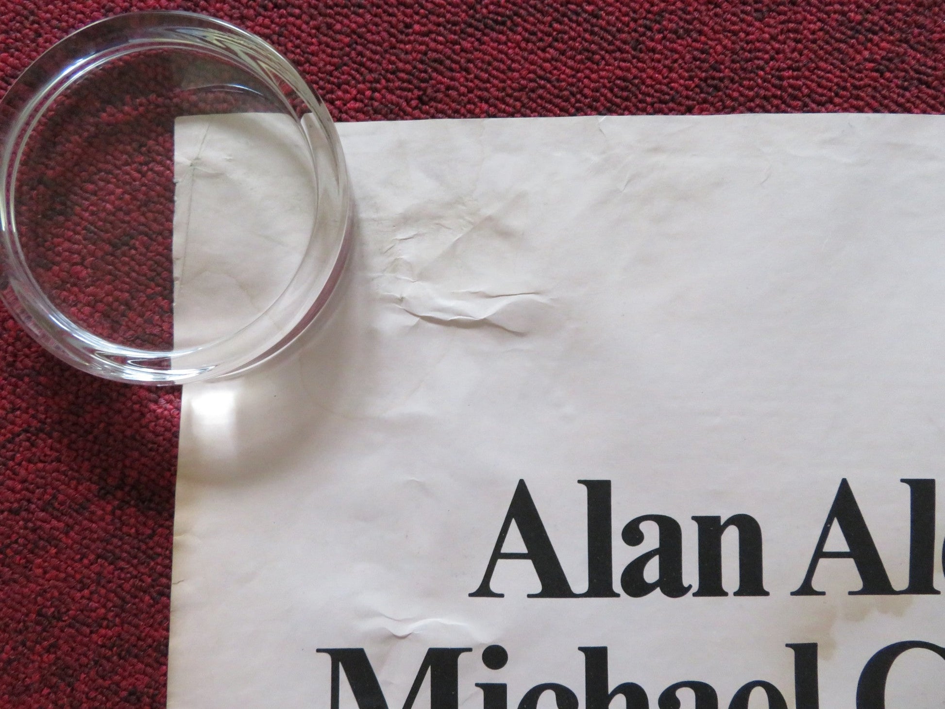 CALIFORNIA SUITE UK QUAD ROLLED POSTER RICHARD PRYOR MICHAEL CAINE J. FONDA 1978 Rendezvous Cinema Movie posters