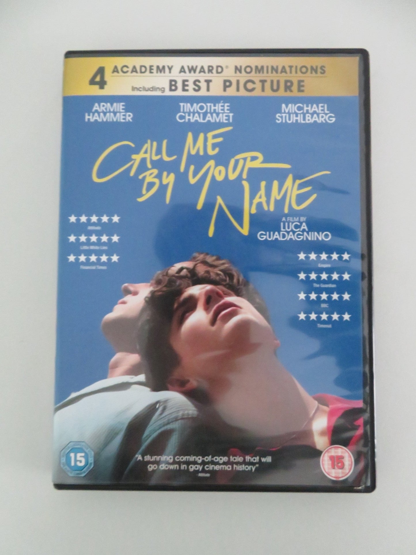 Call me by your name (DVD) Timothee Chalamet Armie Hammer 2017 Region 2 Movie posters