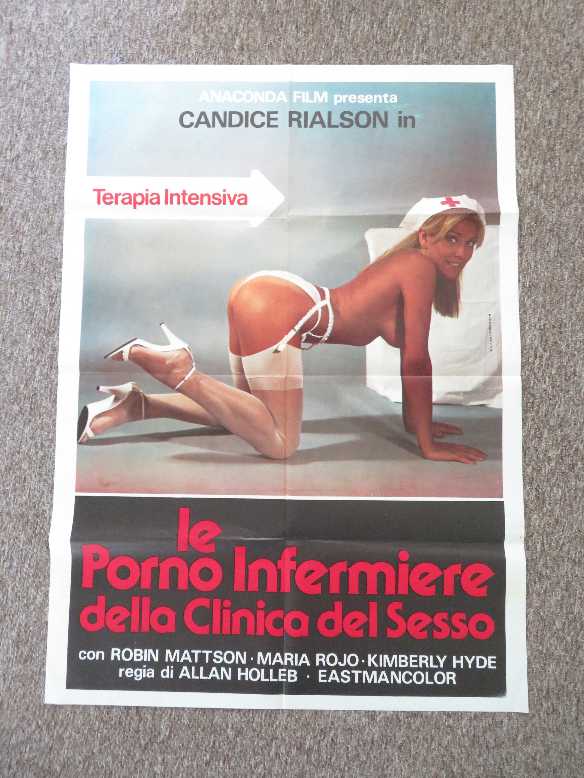 Candy Stripe Nurses Italian 2 Foglio Poster Candice Rialson Robin Mattson 1981 Movie posters