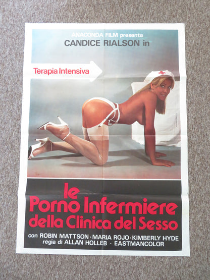 Candy Stripe Nurses Italian 2 Foglio Poster Candice Rialson Robin Mattson 1981 Movie posters