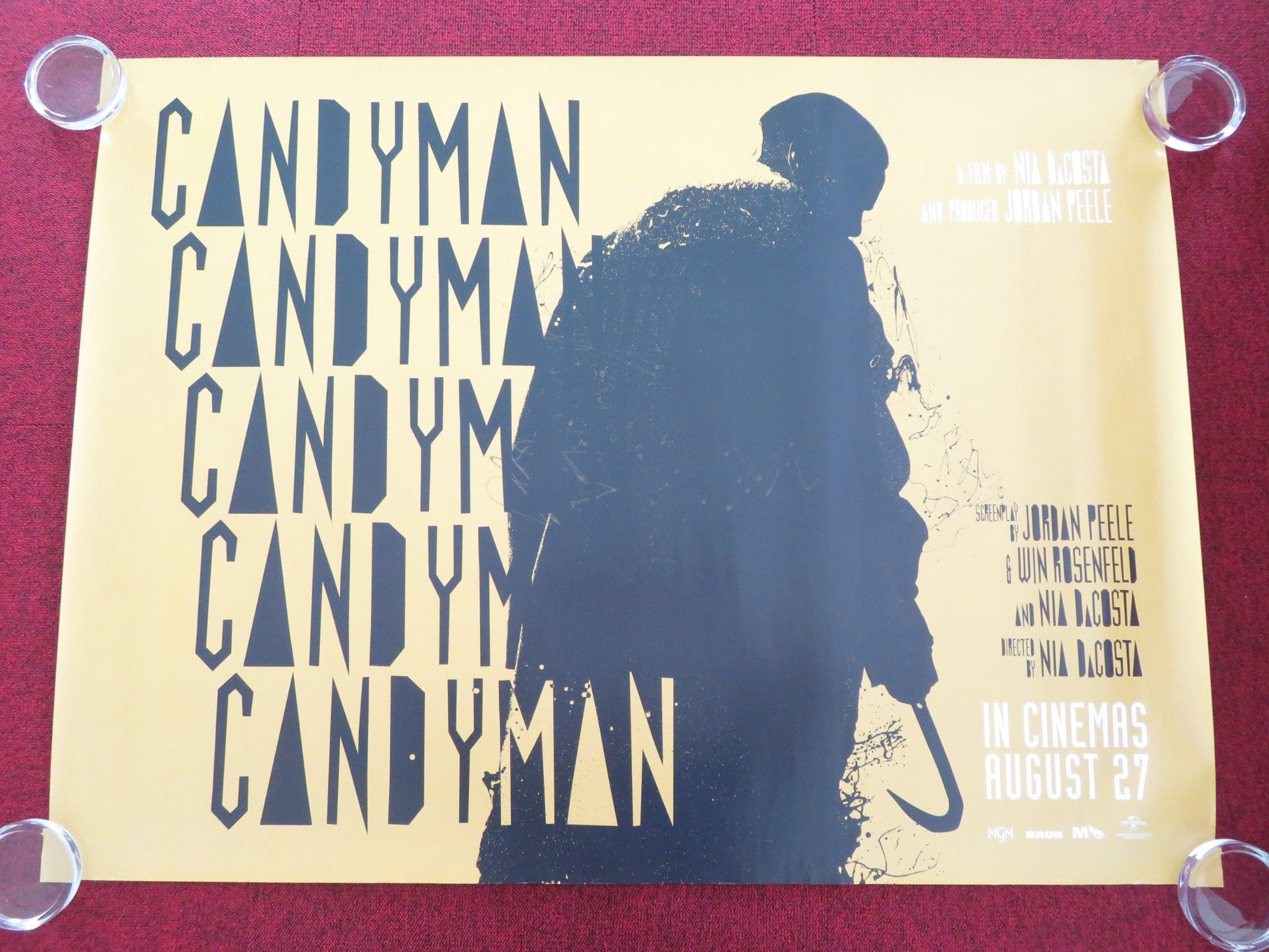 CANDYMAN - A UK QUAD ROLLED POSTER YAHYA ABDUL - MATEEN II 2021 Movie posters