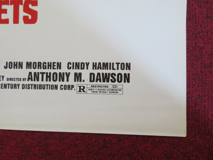 CANNIBAL APOCALYPSE US TRI FOLDED ONE SHEET ROLLED POSTER J. SAXON 1982 Rendezvous Cinema Movie posters