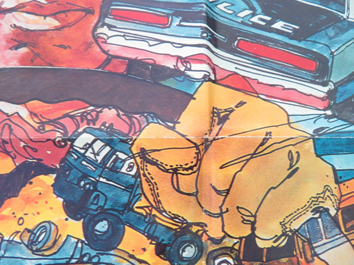 CANNONBALL FOLDED US ONE SHEET POSTER DAVID CARRADINE BILL MCKINNEY 1976 Movie posters