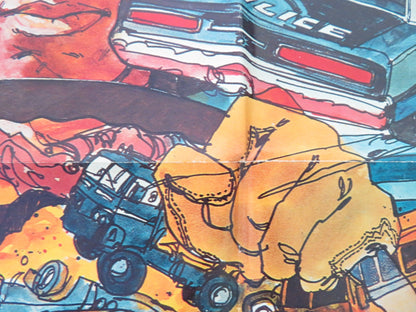 CANNONBALL FOLDED US ONE SHEET POSTER DAVID CARRADINE BILL MCKINNEY 1976 Movie posters