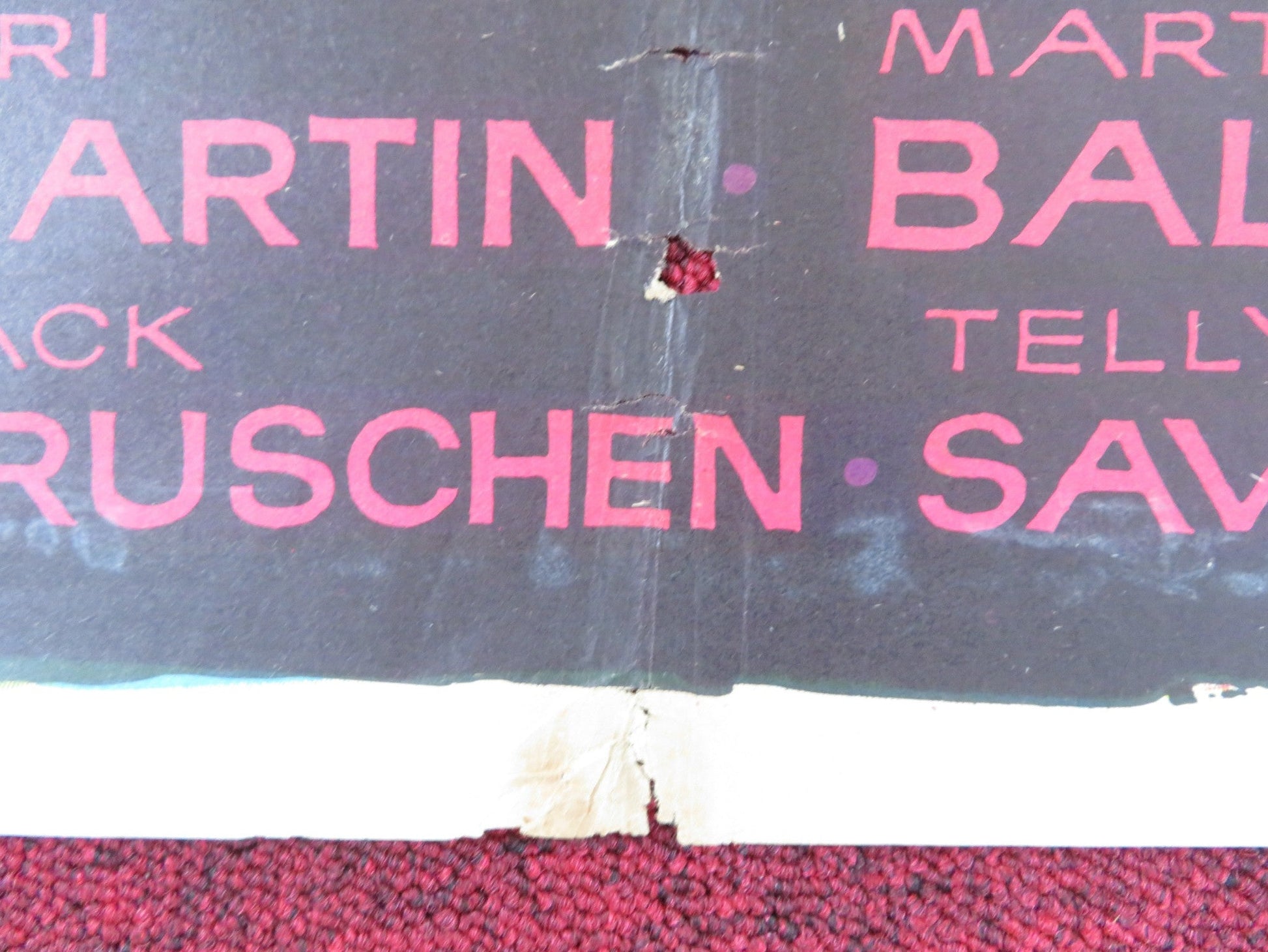 CAPE FEAR SPANISH POSTER GREGORY PECK ROBERT MITCHUM 1962 Rendezvous Cinema Movie posters