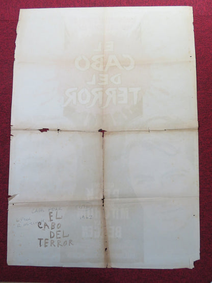 CAPE FEAR SPANISH POSTER GREGORY PECK ROBERT MITCHUM 1962 Rendezvous Cinema Movie posters