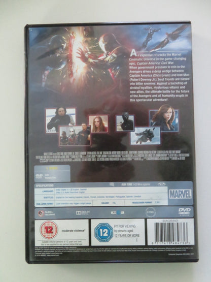 CAPTAIN AMERICA: CIVIL WAR (DVD) MARVEL CHRIS EVANS 2016 REGION 2 Movie posters
