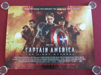 CAPTAIN AMERICA: THE FIRST AVENGER UK QUAD ROLLED POSTER CHRIS EVANS 2011 Movie posters