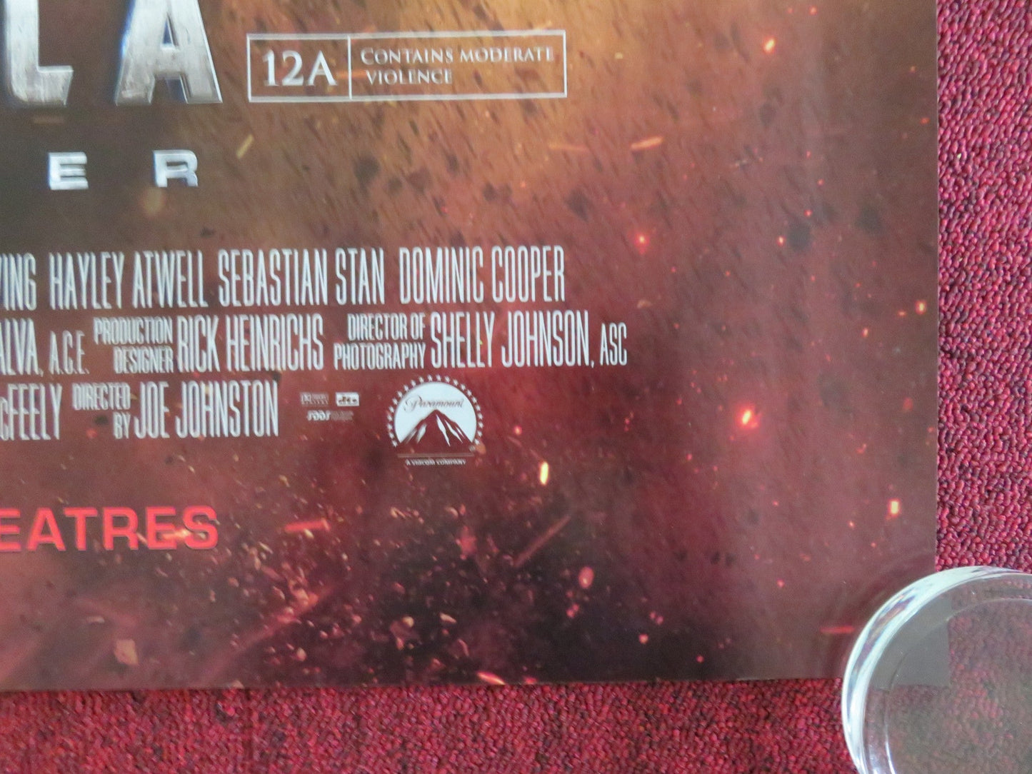 CAPTAIN AMERICA: THE FIRST AVENGER UK QUAD ROLLED POSTER CHRIS EVANS 2011 Movie posters