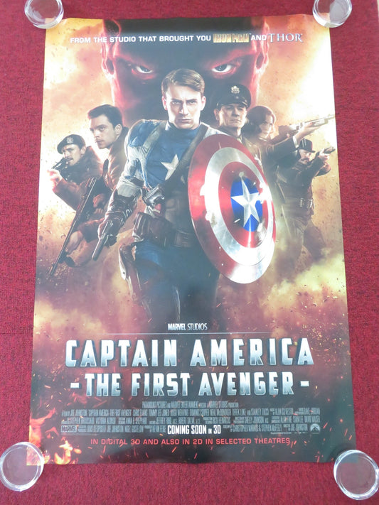 CAPTAIN AMERICA: THE FIRST AVENGER US ONE SHEET ROLLED POSTER CHRIS EVANS 2011 Movie posters