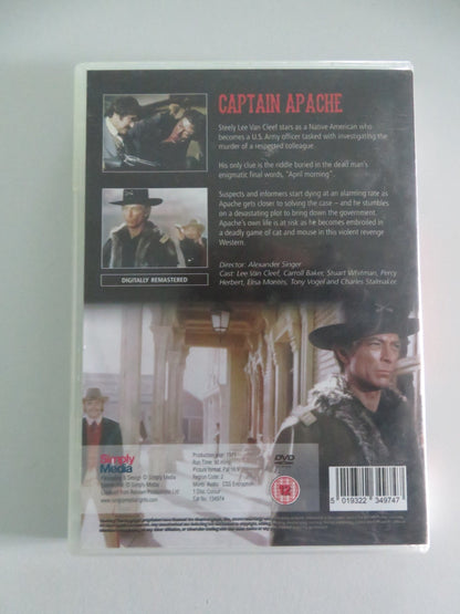 CAPTAIN APACHE (DVD) LEE VAN CLEEF STUART - WHITMAN 1971 REGION 2 Movie posters
