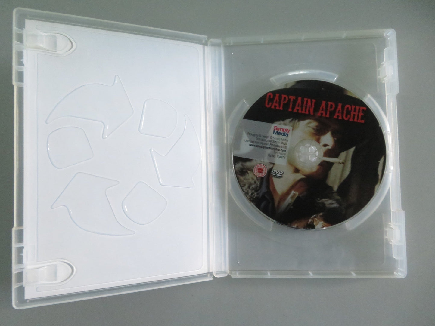 CAPTAIN APACHE (DVD) LEE VAN CLEEF STUART - WHITMAN 1971 REGION 2 Movie posters