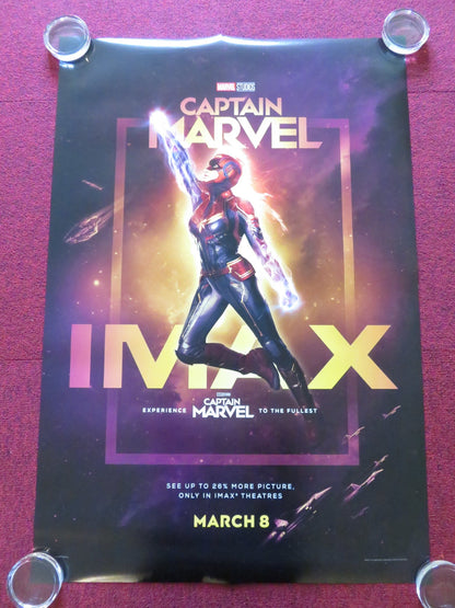 CAPTAIN MARVEL - A US ONE SHEET ROLLED POSTER BRIE LARSON SAMUEL L. JACKSON 2019 Rendezvous Cinema Movie posters
