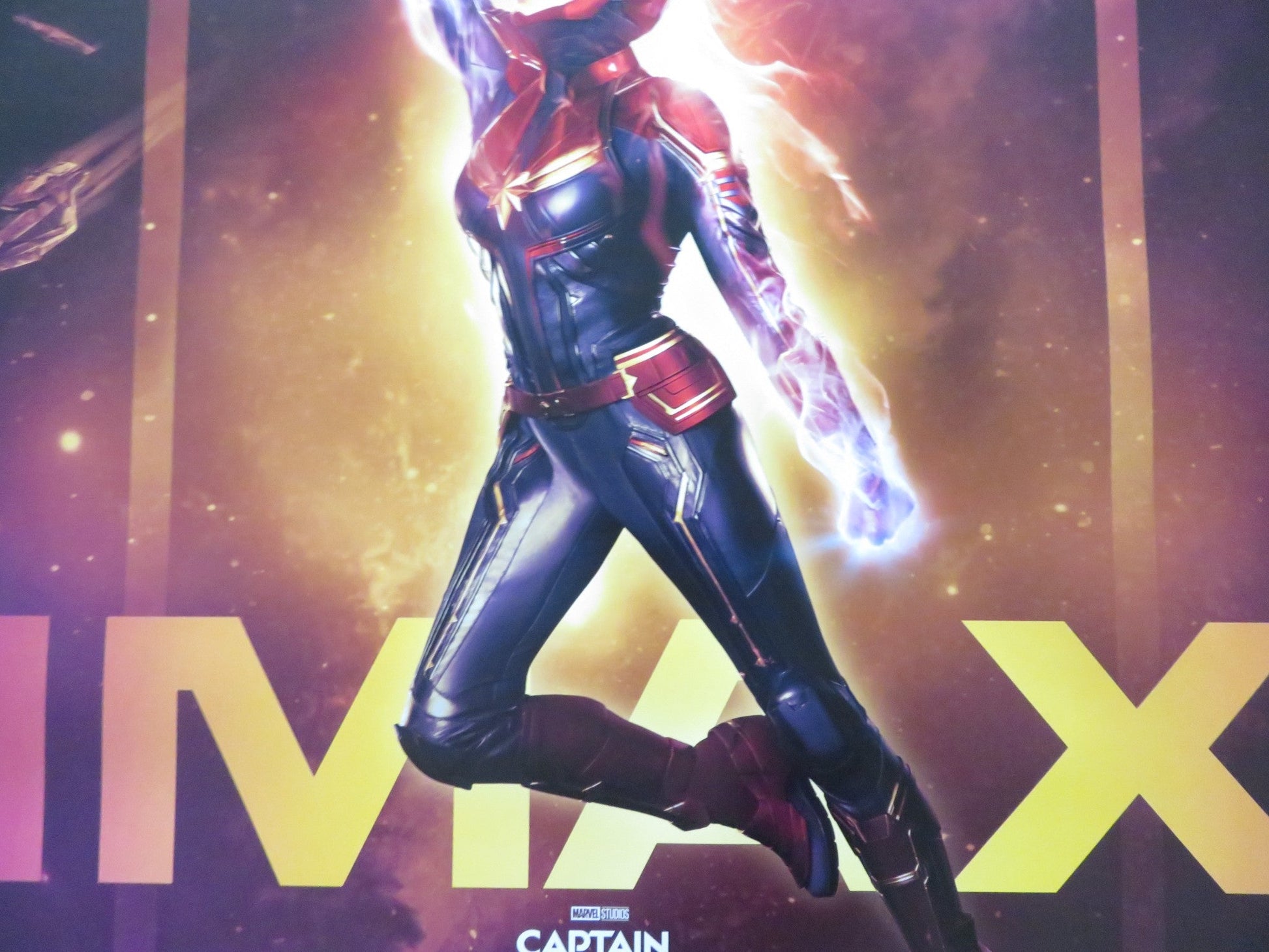 CAPTAIN MARVEL - A US ONE SHEET ROLLED POSTER BRIE LARSON SAMUEL L. JACKSON 2019 Rendezvous Cinema Movie posters