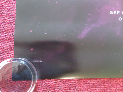 CAPTAIN MARVEL - A US ONE SHEET ROLLED POSTER BRIE LARSON SAMUEL L. JACKSON 2019 Rendezvous Cinema Movie posters