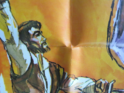 CAPTAIN SINDBAD FOLDED US ONE SHEET POSTER GUY WILLIAMS HEIDI BRUHL R1963 Rendezvous Cinema Movie posters