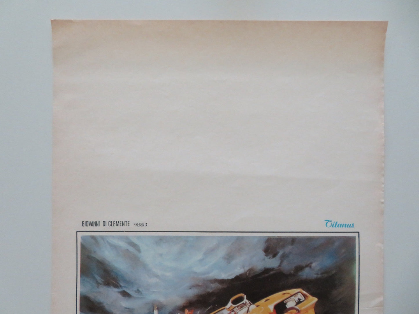 CAR CRASH ITALIAN LOCANDINA POSTER JOEY TRAVOLTA VITTORIO MEZZOGIORNO 1981 Movie posters