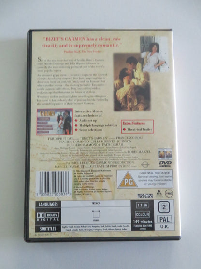 Carmen (DVD) Julia Migenes Plácido Domingo 1984 Region 2 Movie posters