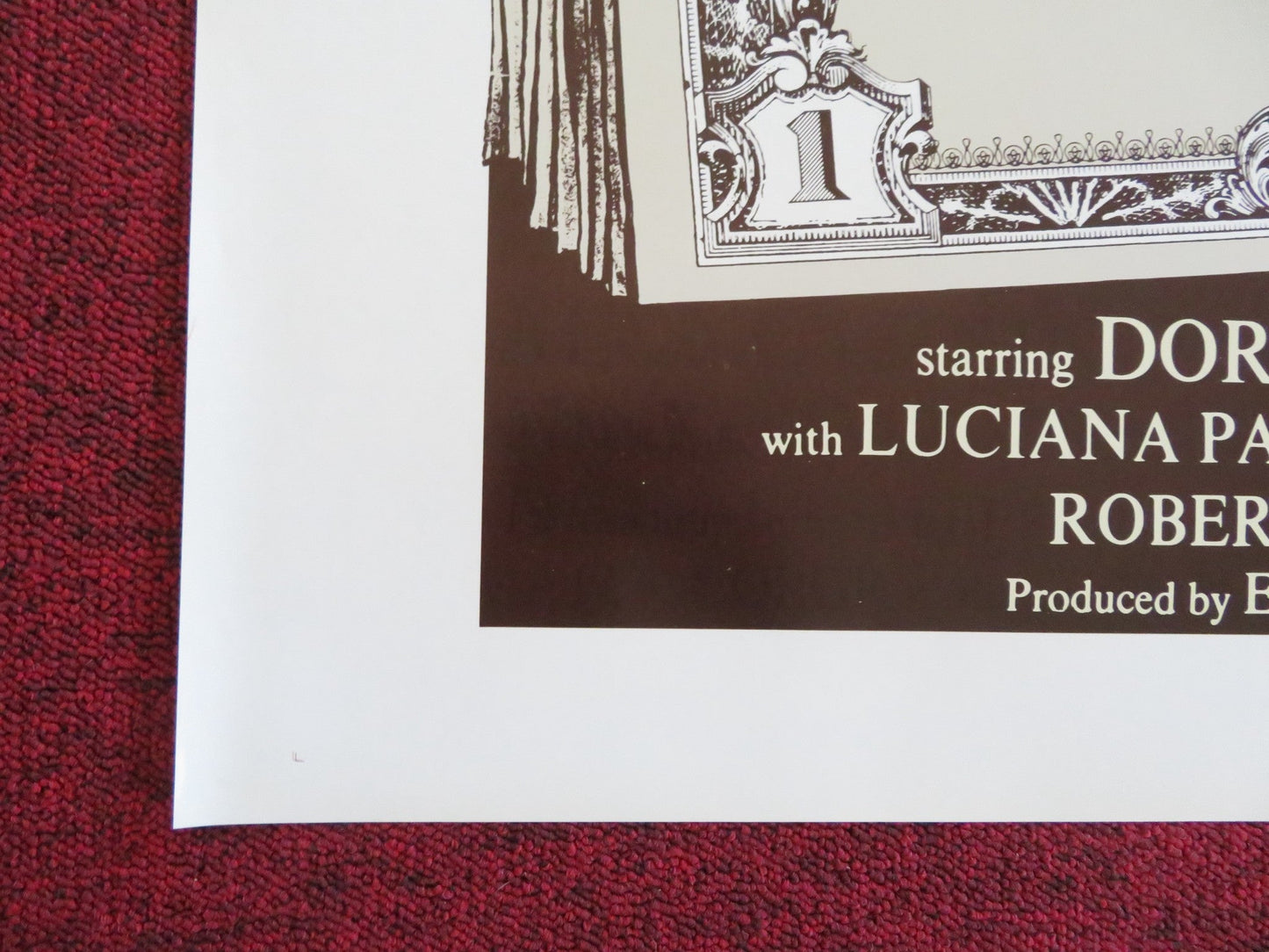 CARNAL CIRCUIT US TRI FOLDED ONE SHEET ROLLED POSTER DOROTHY MALONE IRELAND 1969 Rendezvous Cinema Movie posters
