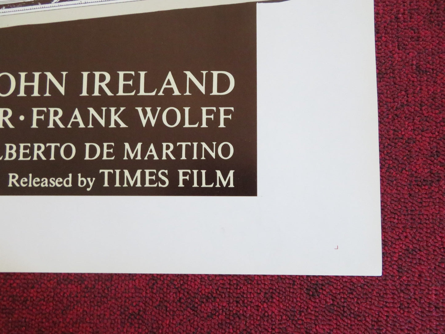 CARNAL CIRCUIT US TRI FOLDED ONE SHEET ROLLED POSTER DOROTHY MALONE IRELAND 1969 Rendezvous Cinema Movie posters