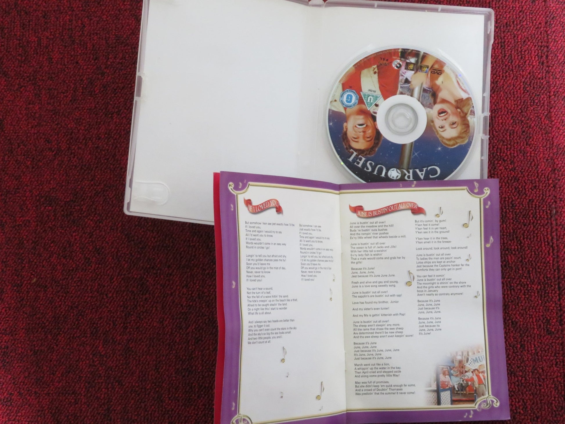 CAROUSEL (DVD) SHIRLEY JONES CAMERON MITCHELL 1956 REGION 2 Rendezvous Cinema Movie posters