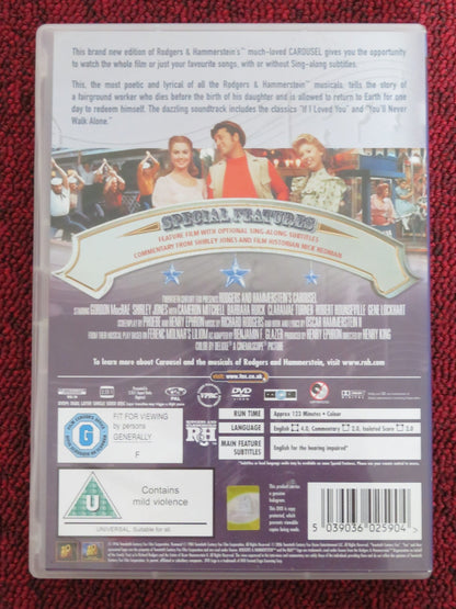 CAROUSEL (DVD) SHIRLEY JONES CAMERON MITCHELL 1956 REGION 2 Rendezvous Cinema Movie posters