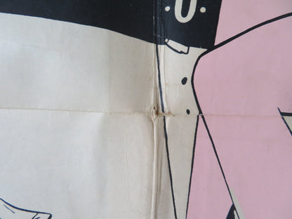 CARRY ON TEACHER FOLDED UK ONE SHEET POSTER C. HAWTREY KENNETH WILLIAMS 1959 Rendezvous Cinema Movie posters