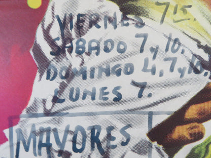 CASANOVA'S BIG NIGHT SPANISH POSTER BOB HOPE JOAN FONTAINE 1954 Rendezvous Cinema Movie posters