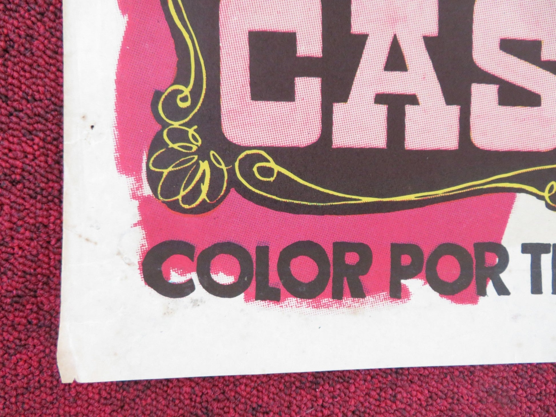 CASANOVA'S BIG NIGHT SPANISH POSTER BOB HOPE JOAN FONTAINE 1954 Rendezvous Cinema Movie posters