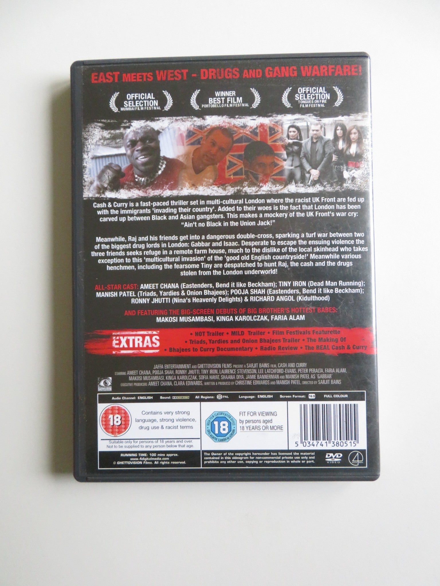 CASH AND CURRY (DVD) AMEET CHANA POOJA SHAH 2008 REGION 0 Movie posters
