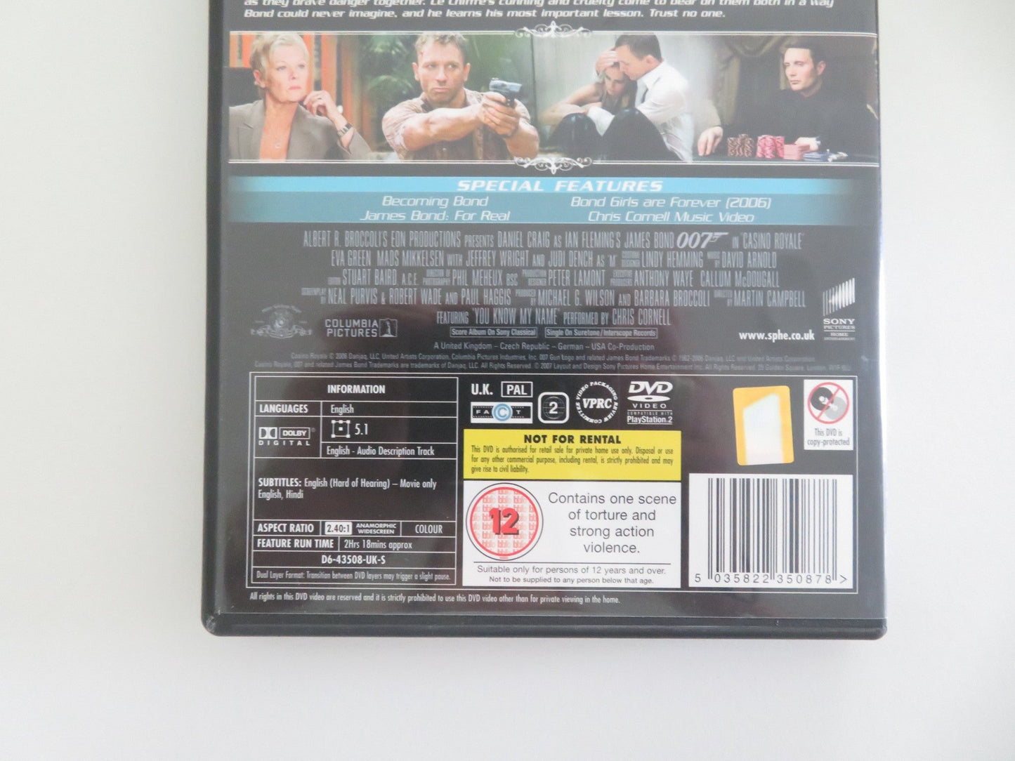 CASINO ROYALE - B - 2 DISC COLLECTOR'S EDITION (DVD) DANIEL CRAIG 2006 REGION 2 Movie posters