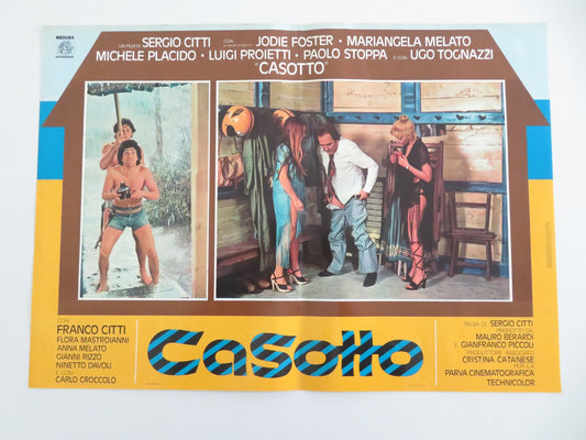 Casotto - A Italian Fotobusta Poster Jodie Foster Mariangela Melato 1977 Movie posters