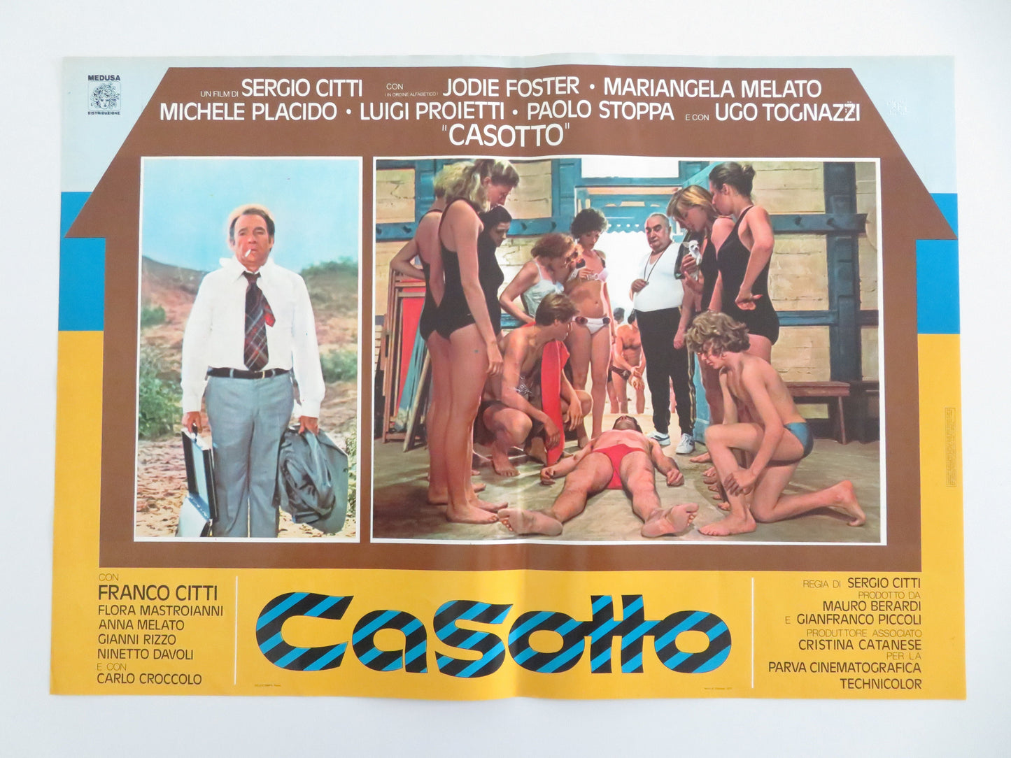 Casotto - B Italian Fotobusta Poster Jodie Foster Mariangela Melato 1977 Movie posters