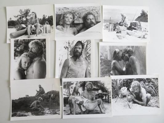 CASTAWAY MOVIE STILL PHOTO LOT OF 9 OLIVER REED AMANDA DONOHOE 1986 - Rendezvous Cinema