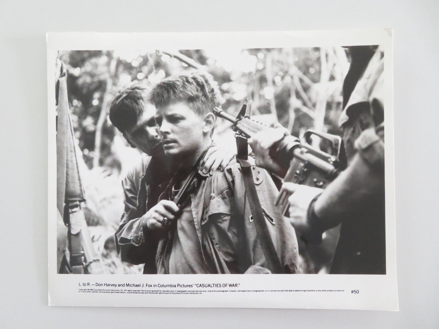 CASUALTIES OF WAR MOVIE STILL PHOTO MICHAEL J. FOX SEAN PENN 1989 Movie posters