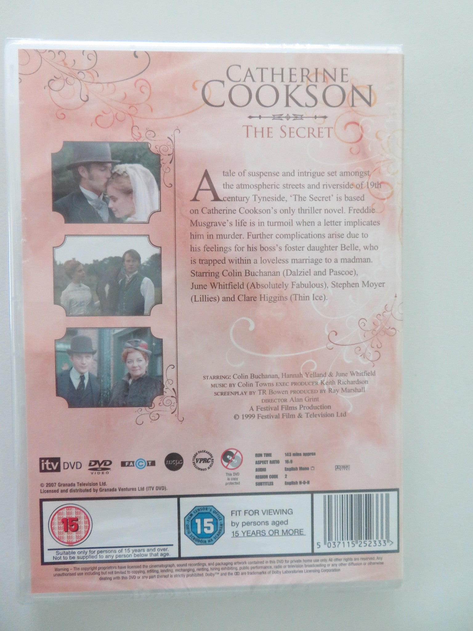 CATHERINE COOKSON THE SECRET (DVD) ADAM IRONSIDE STEPHEN MOYER 2000 REGION 2 Movie posters