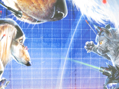 CATS & DOGS US ONE SHEET ROLLED POSTER JEFF GOLDBLUM ELIZABETH PERKINS 2001 Rendezvous Cinema Movie posters