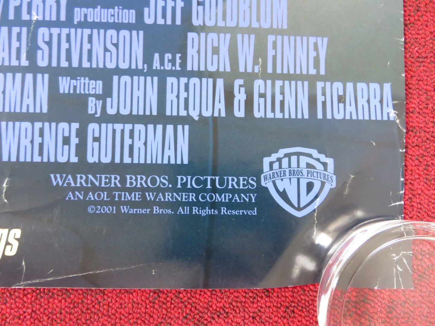 CATS & DOGS US ONE SHEET ROLLED POSTER JEFF GOLDBLUM ELIZABETH PERKINS 2001 Rendezvous Cinema Movie posters